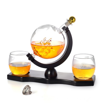 Unique Fancy Vodka Whiskey Wine Glass Decanter Set